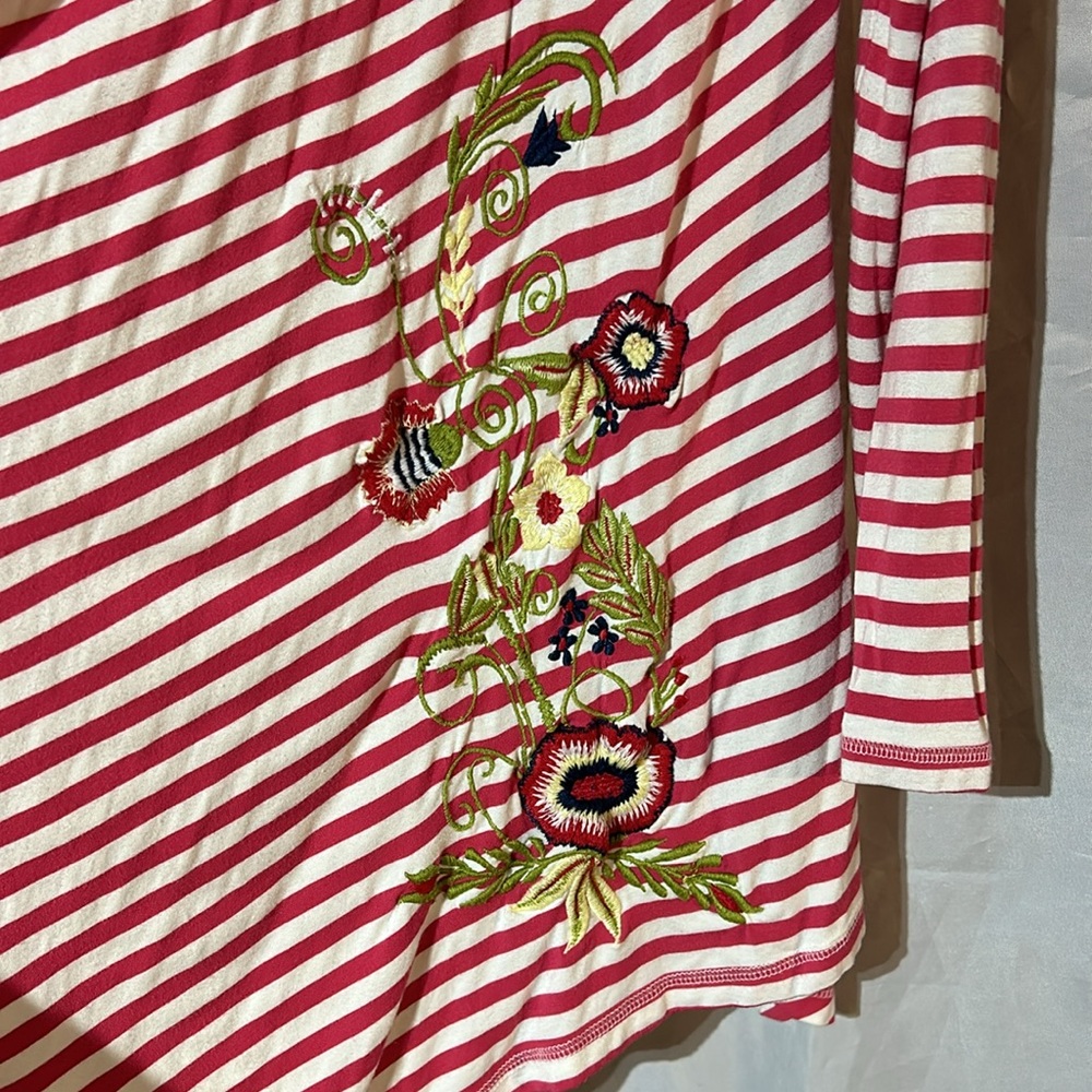 Soft Surroundings Floral Embroidered Cardigan - Picture 2 of 5